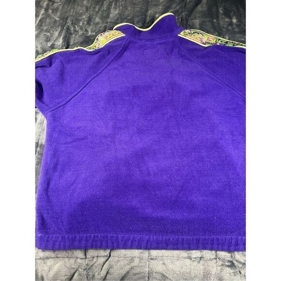 Vintage ASICS quarters zip pull‎ over sweater size M - Picture 9 of 11